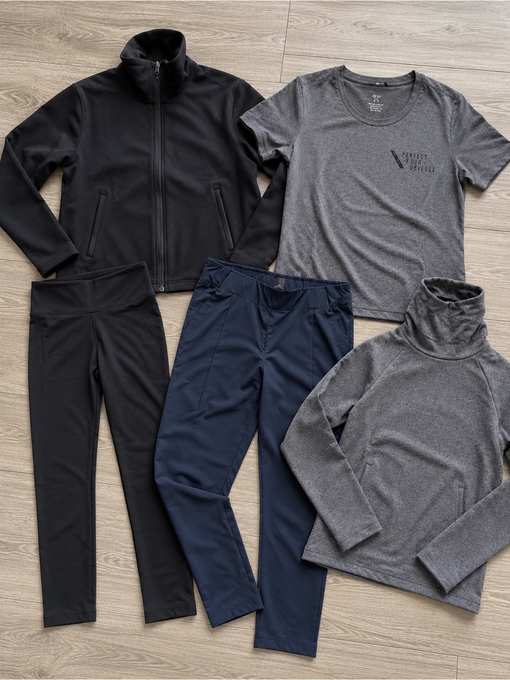 RYU Activewear 5 Piece Bundle Women’s Size S Leggings Pants Tops Jacket